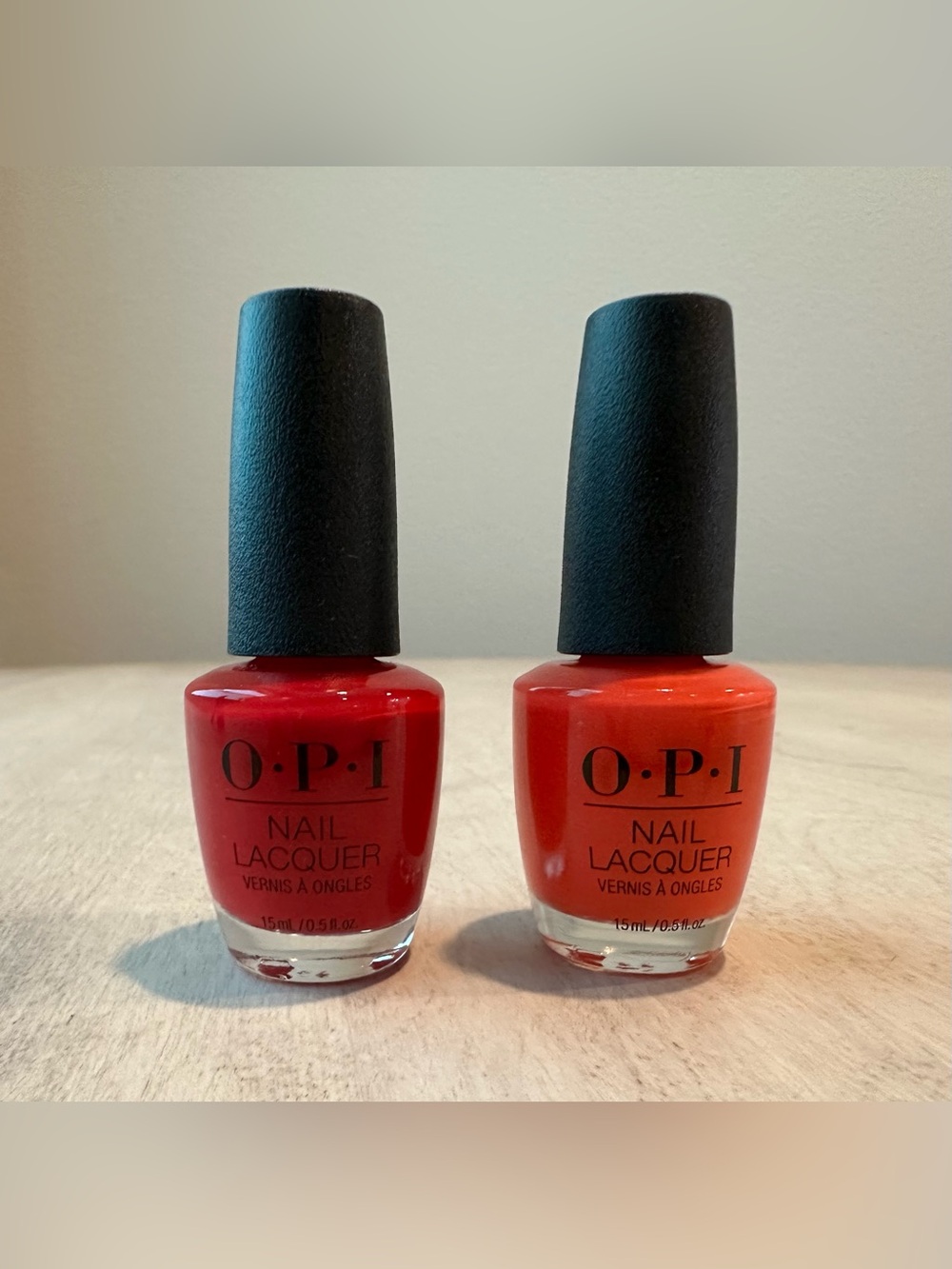 OPI Spicy Reds Nail Lacquer Duo